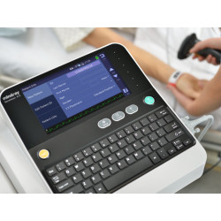 Appareil ECG Mindray BeneHeart R12 sur chariot à roulettes avec interprétation