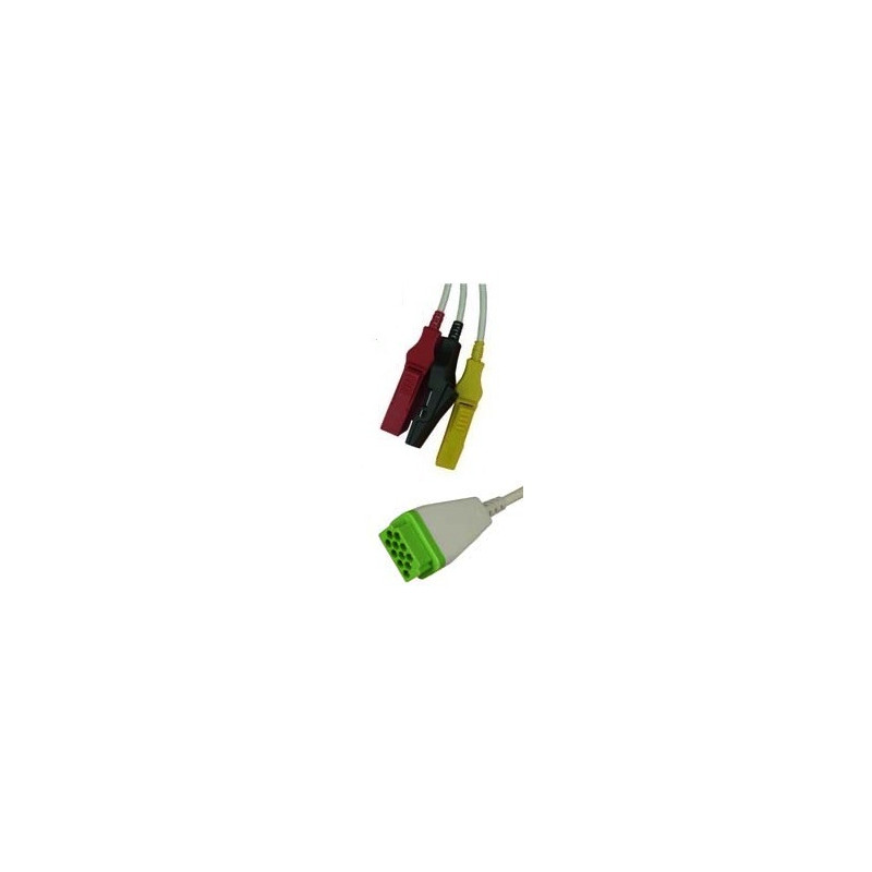 monobloc 3 voies pince pour GE Marquette Hellige Eagle 3000/4000