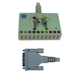 embase 10 voies sans prolongateur pour ECG MORTARA Séries 150 250
