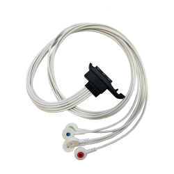 Câble à boutons pression 5 brins pour Holter Medilog AR