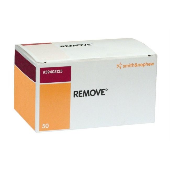 Tampons alcooliques Remove anti-adhésifs Smith&Nephew (Boite de 50)